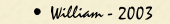 William - PENDING
